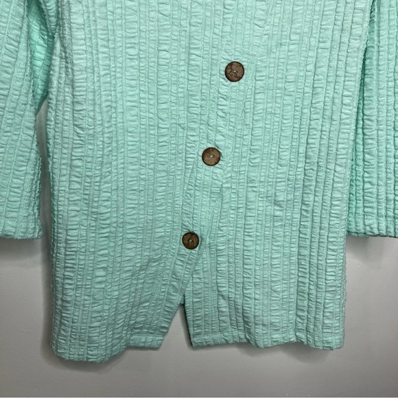 Soft surroundings seaside inspired Goldie tunic in top fair aqua size medium - Picture 8 of 8